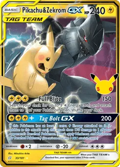 Pikachu \u0026 Zekrom-GX