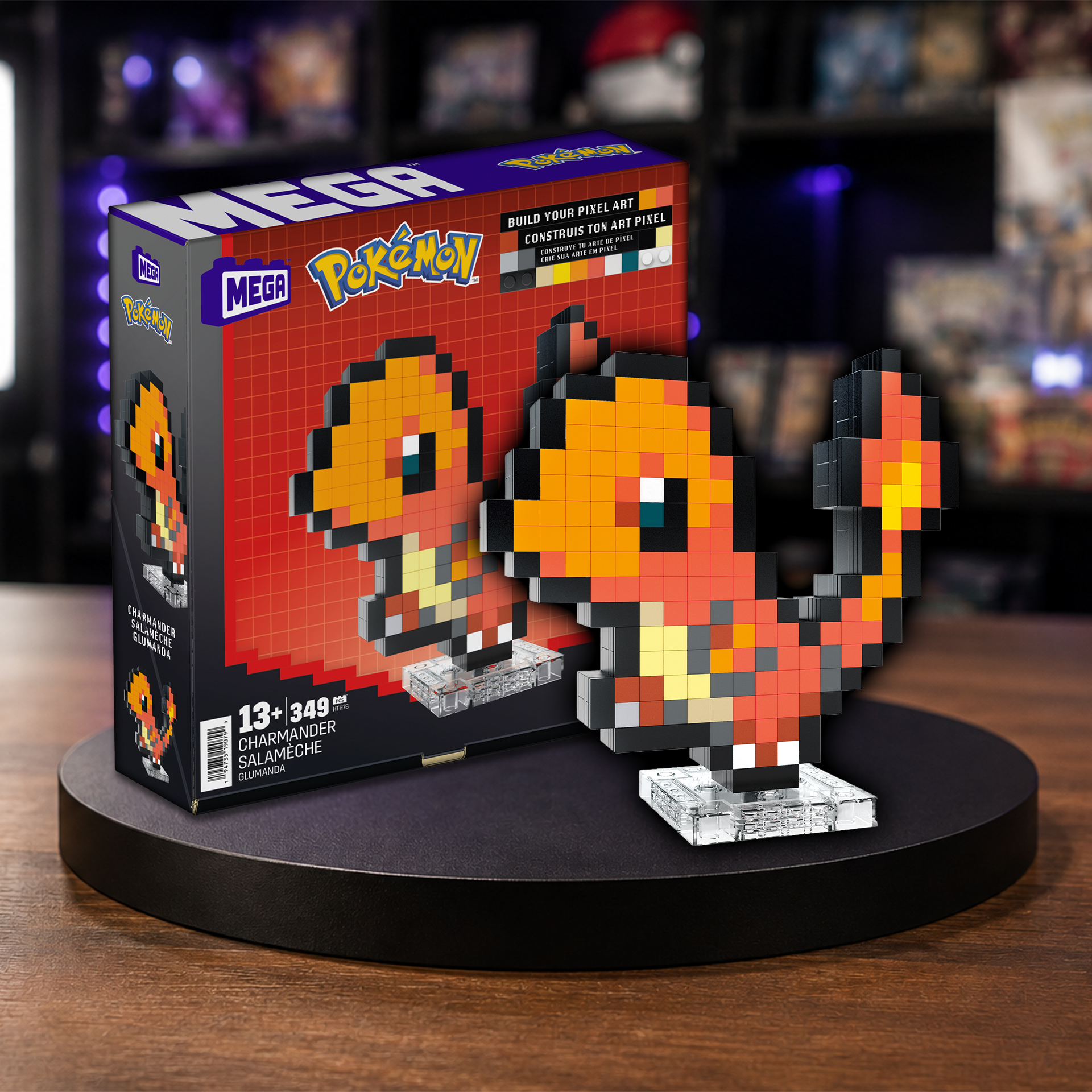 MEGA Pokémon Pixel Art Glumanda