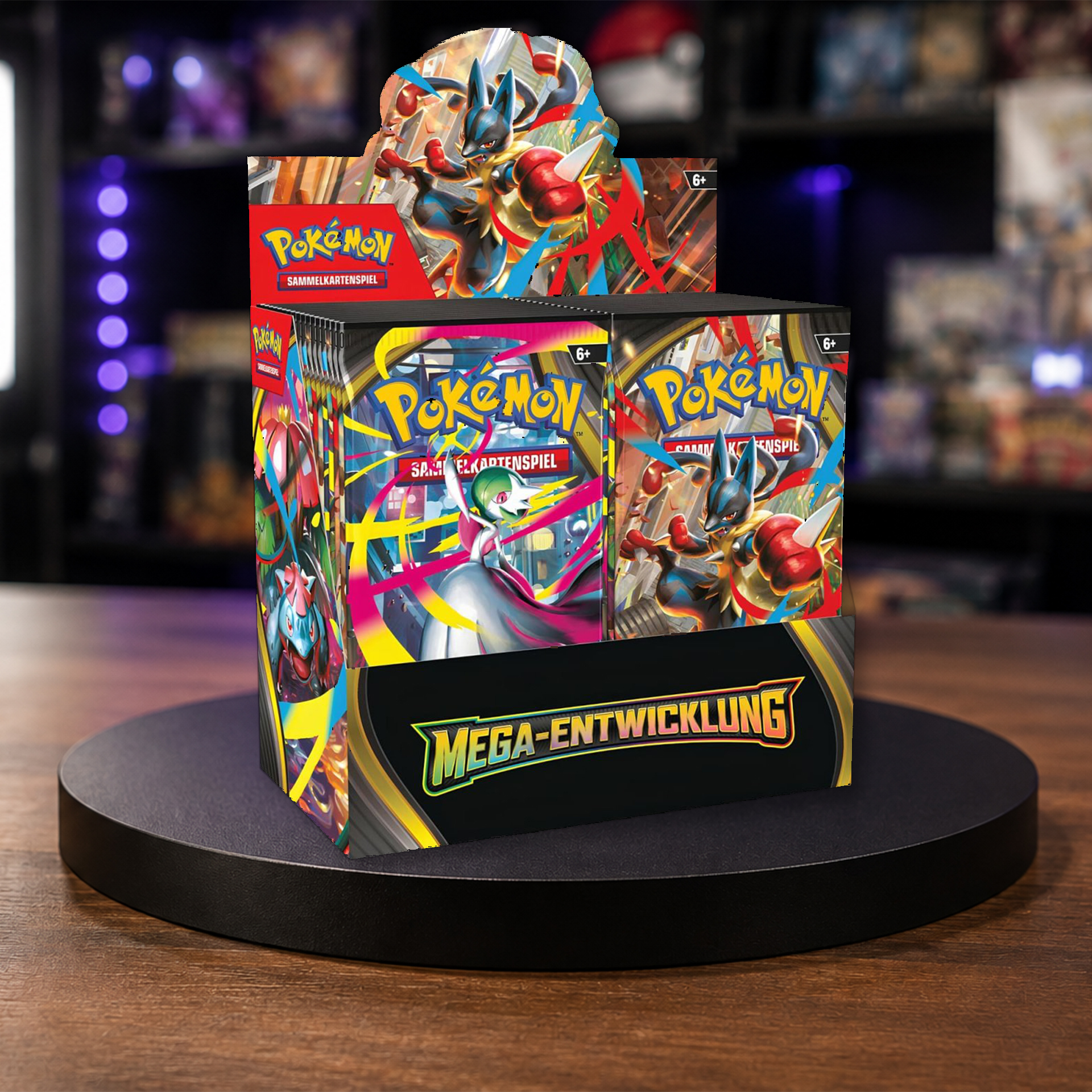 Pokémon Display Mega Entwicklung DE
