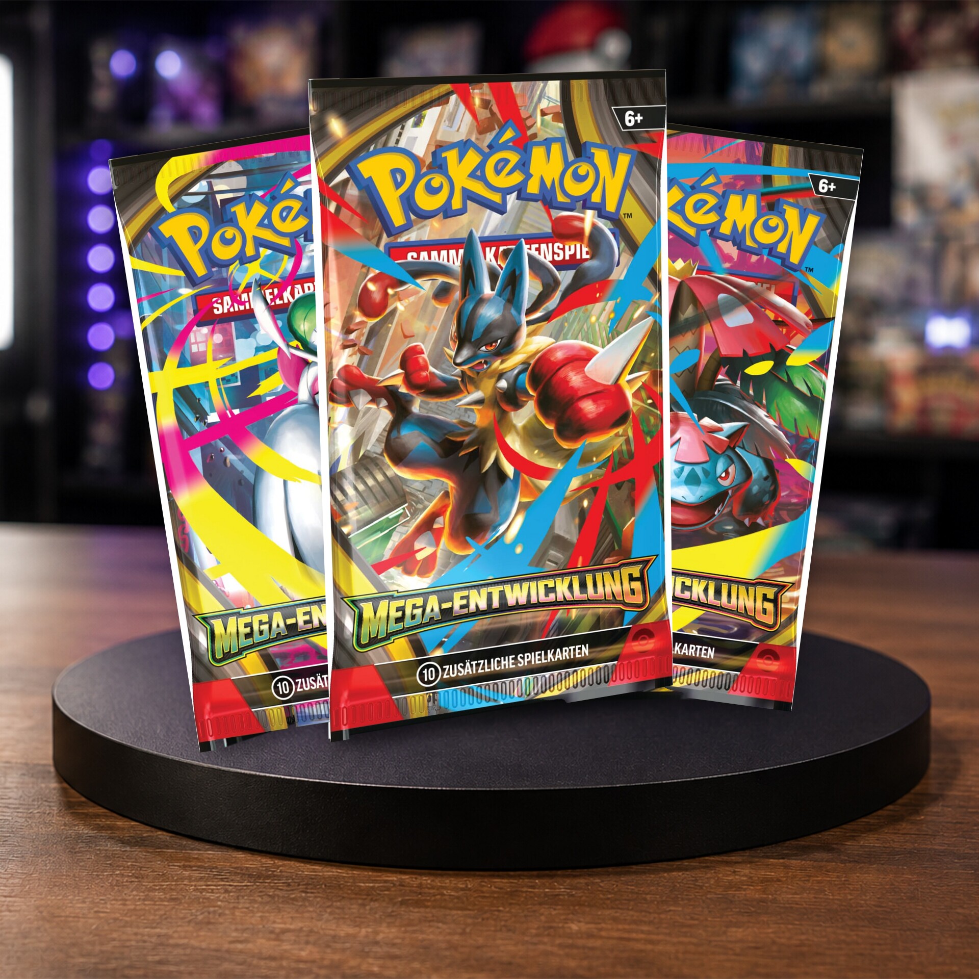 Pokémon Mega-Entwicklung Booster 3er-Set DE