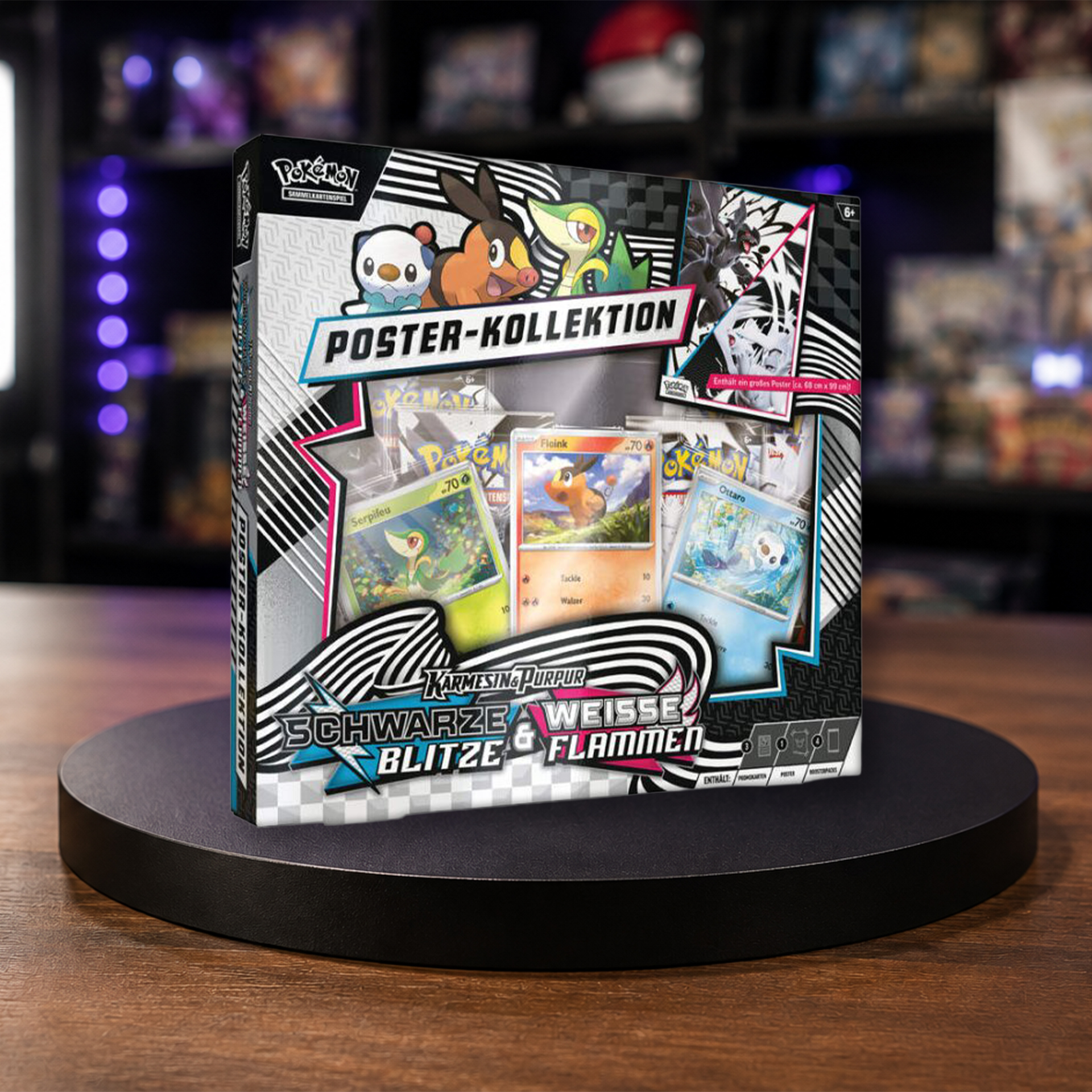 Pokémon Schwarze Blitze & Weiße Flammen Poster Kollektion DE