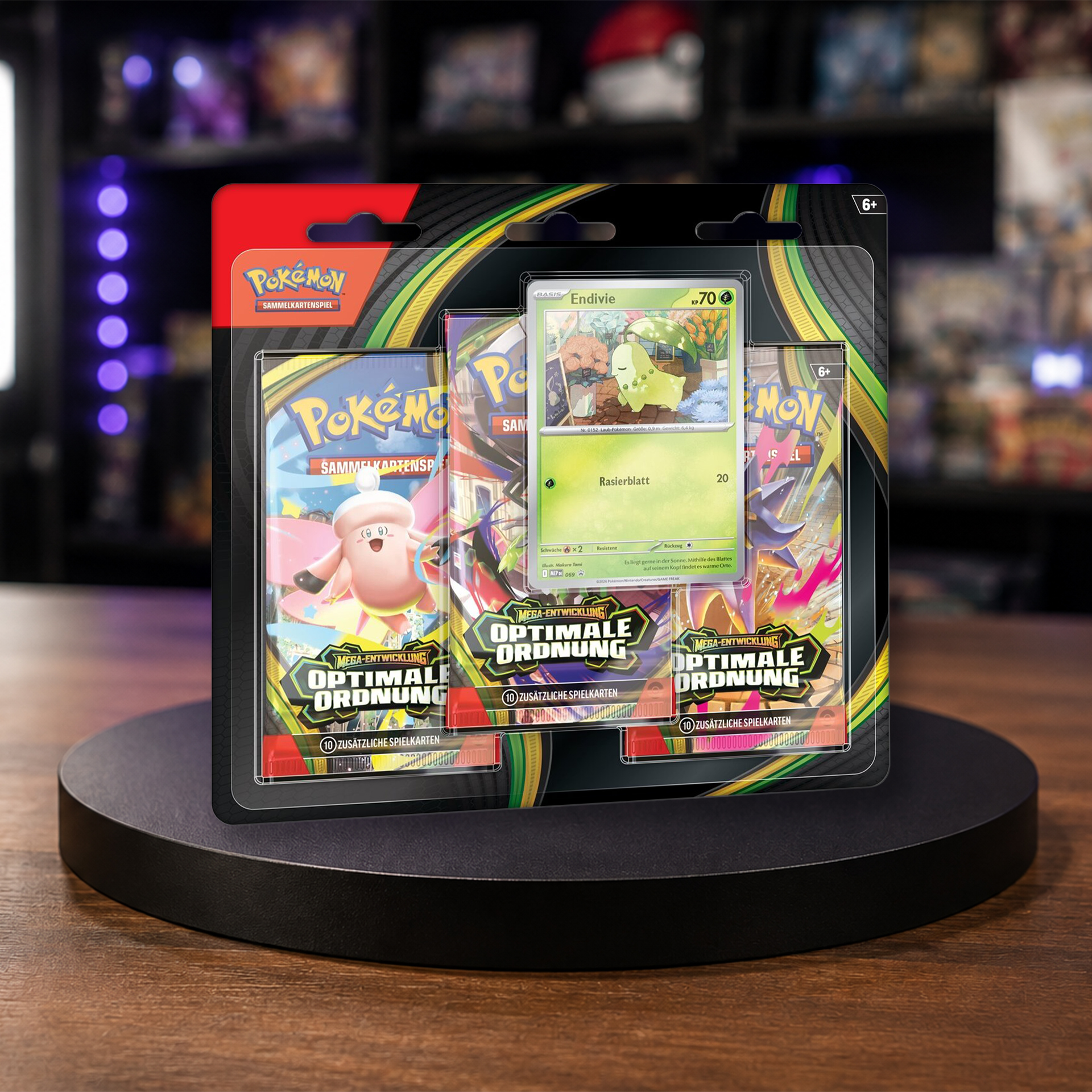 Pokémon Optimale Ordnung 3er Blister DE