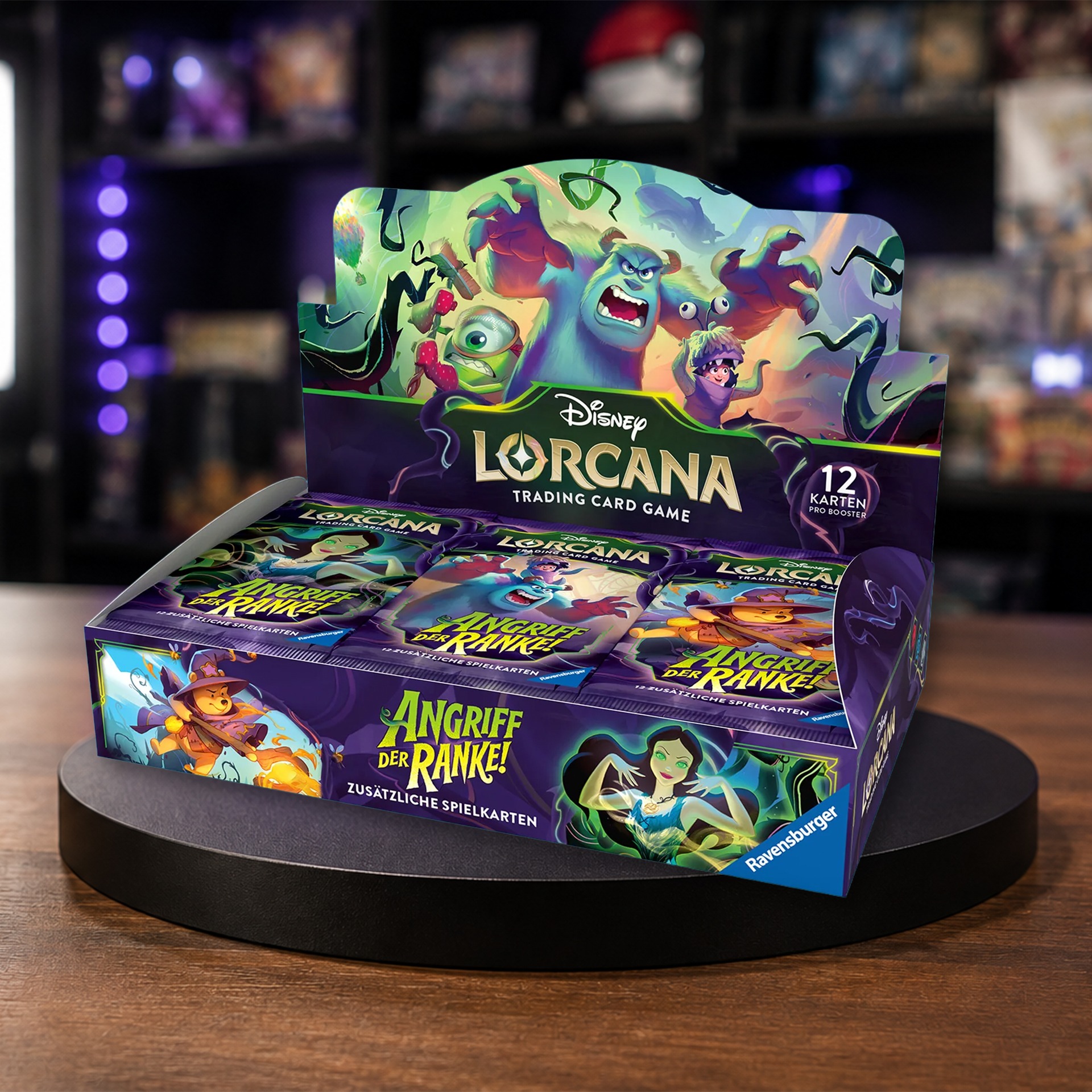 Lorcana Angriff der Ranke Display DE
