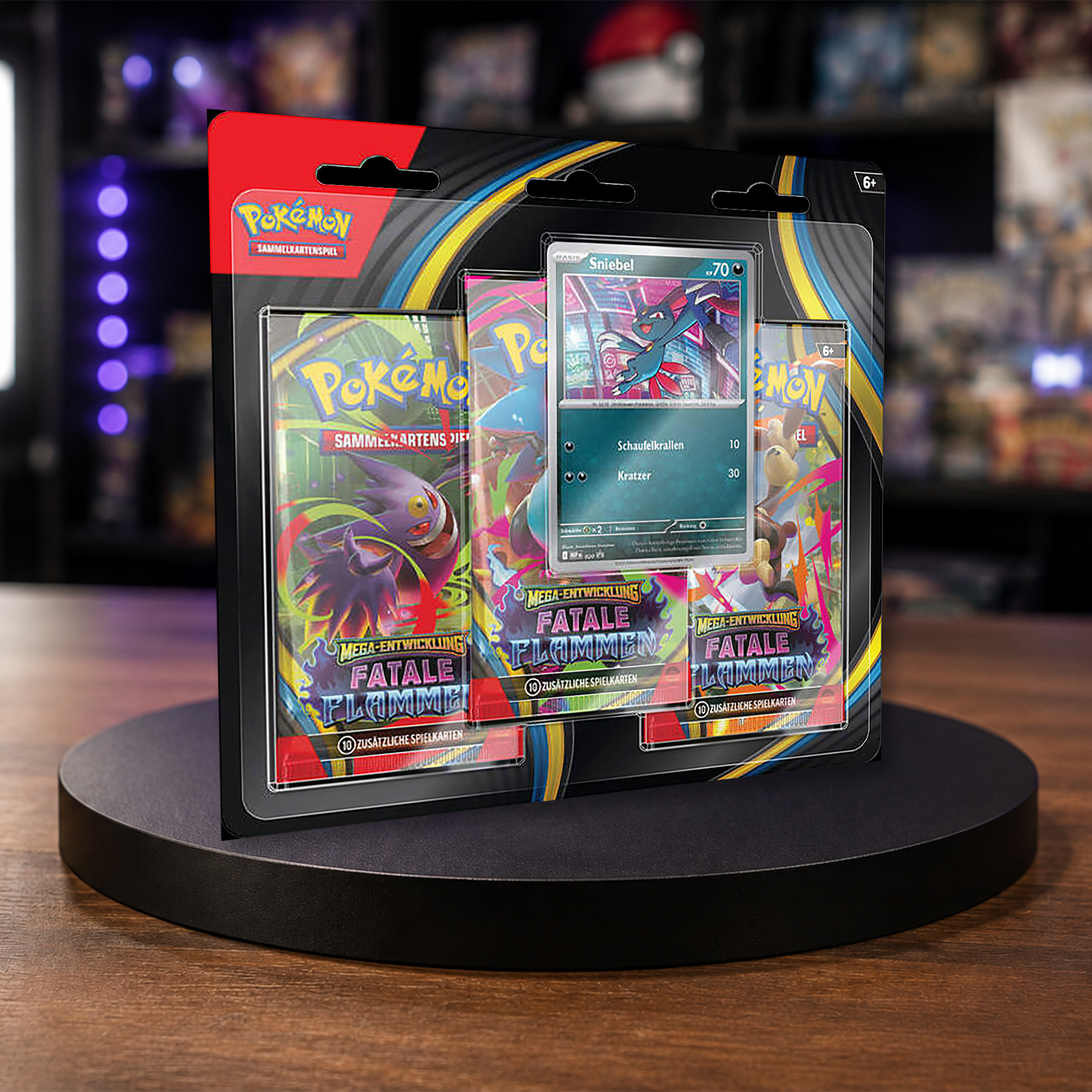 Pokémon Fatale Flammen 3er Blister DE